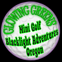 Glowing Greens Blacklight Adventures Miniature Golf Portland Oregon